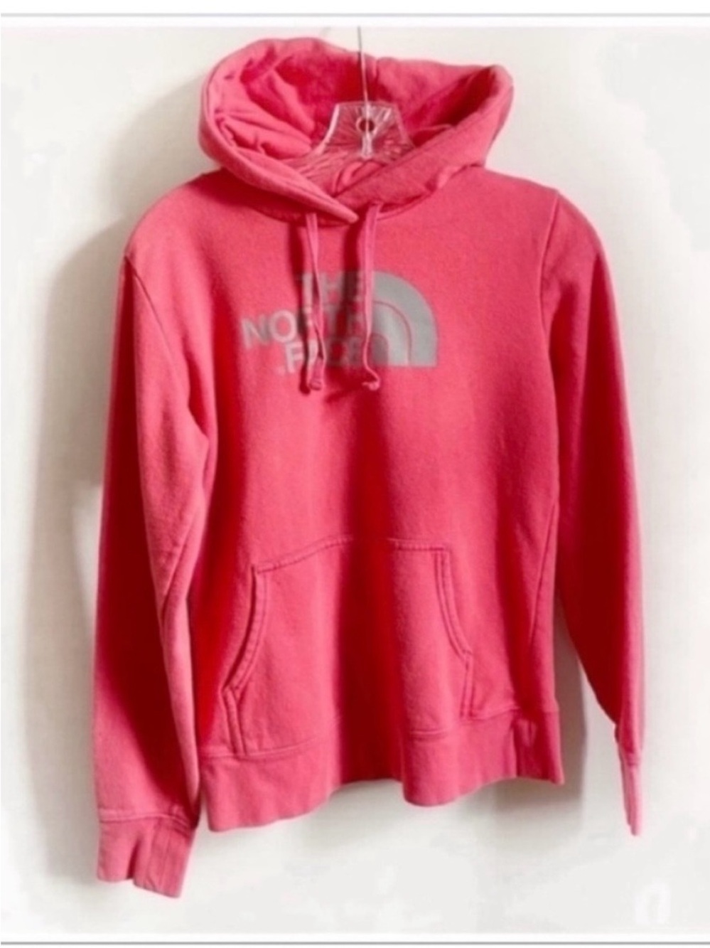 The North Face hoodie faded red half dome big logo - Picture 1 of 6